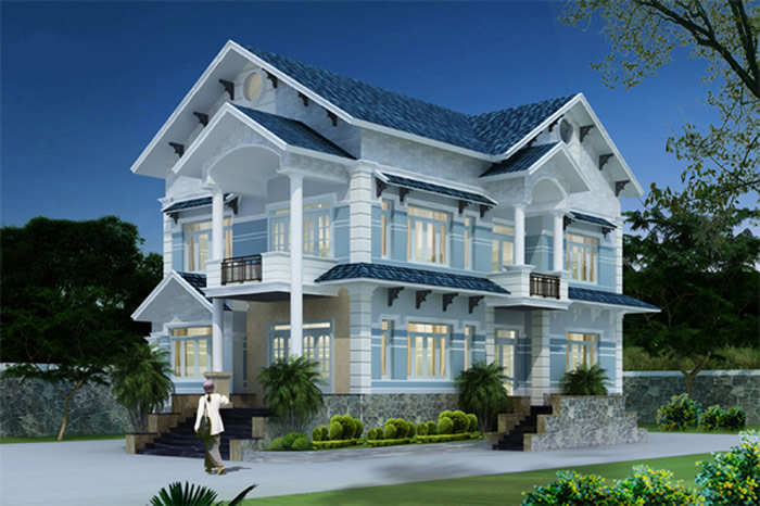 Thiết kế biệt thự, nhà cổ điển tại Vinh Nghệ An