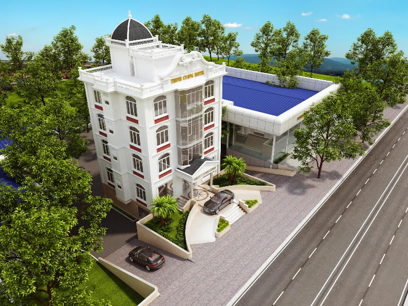 Thiết kế khách sạn đẹp tại Hà Tĩnh