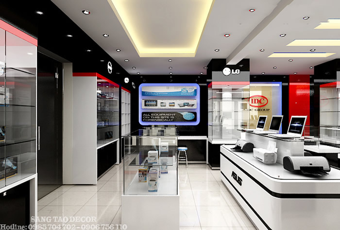 Thiết kế Showroom cửa h&agrave;ng đẹp