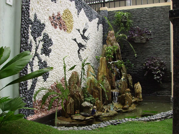 Thi c&ocirc;ng tiểu cảnh s&acirc;n vườn TP Vinh Nghệ An